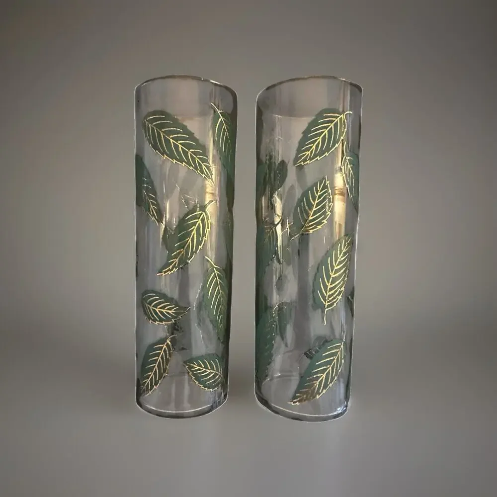 Vintage MCM Set of 2 Corning Beverage Ware 